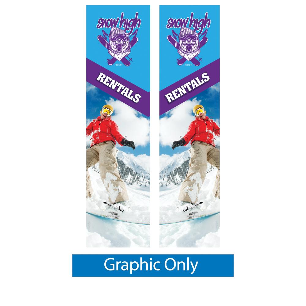 ONE CHOICE® 13 ft. Mondo Flag — Graphic Only / Double Sided